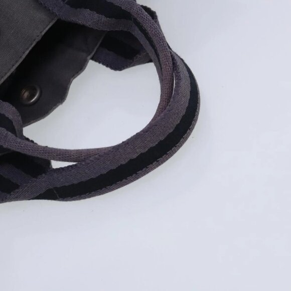 HERMES Fourre Tout PM Tote Bag Canvas Gray Silver Auth ti2154 - Picture 16 of 16